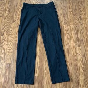 J.M Hagar stretch fit dress pants in dark navy, size 34/32